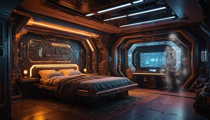 Your room in the Shkaplerov Hub station