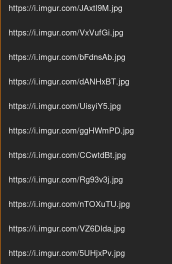 After fixing the Imgur links